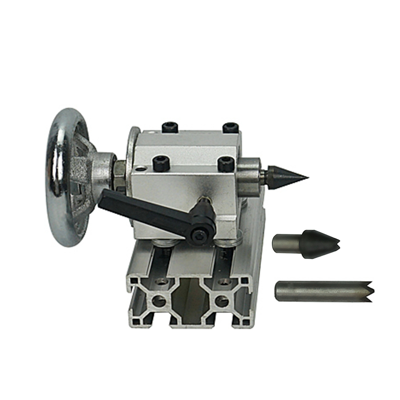 CNC Reitstock mit 3 stücke Schwanz Mitte Höer 55mm für CNC Drehachse 4th EINE Achsen Graveur für DIY Cnc Fräsen Maschine