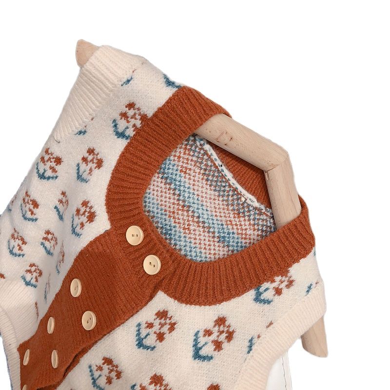 VIDMID new girls maglione gilet primavera e autunno gilet per neonate maglia per bambini 2021 P4362