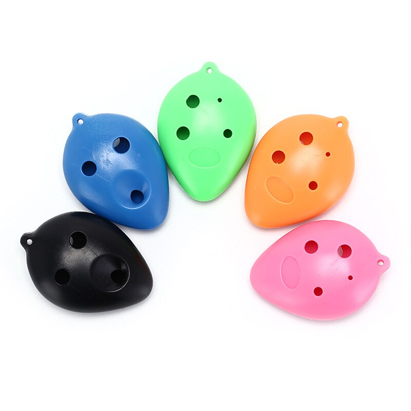 1Pc Plastic Materiaal 6 Hole Ocarina Plastic C Legend Ocarina Fluit Instrument Nieuw En