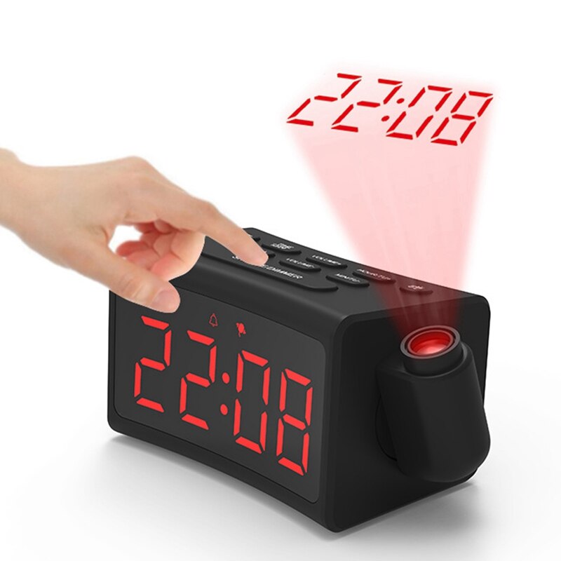 Reloj despertador vibrador para dormir, despertador para sordos y personas con problemas de audición, con agitador de cama