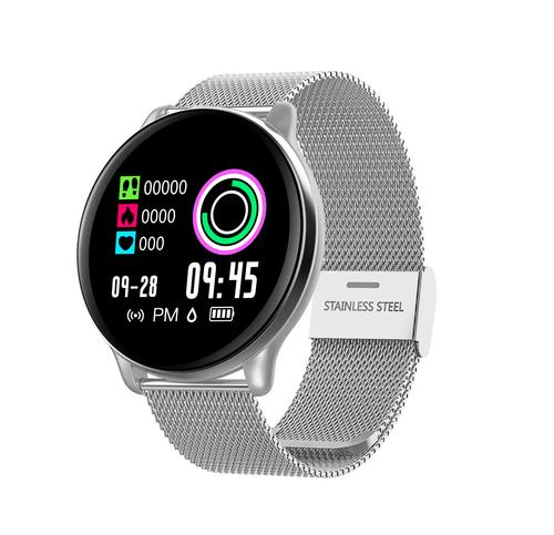 Pedometer Smart Bracelet Fitness Tracker Health Watch Heart Rate Blood Pressure Monitor IP68 Waterproof Bluetooth For Women Men: B