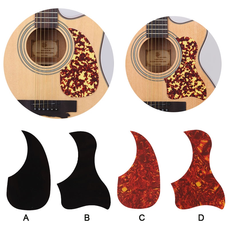 Golpeador de guitarra acústica Folk , 1 Uds., pegatina golpeador autoadhesiva para accesorios de guitarra acústica