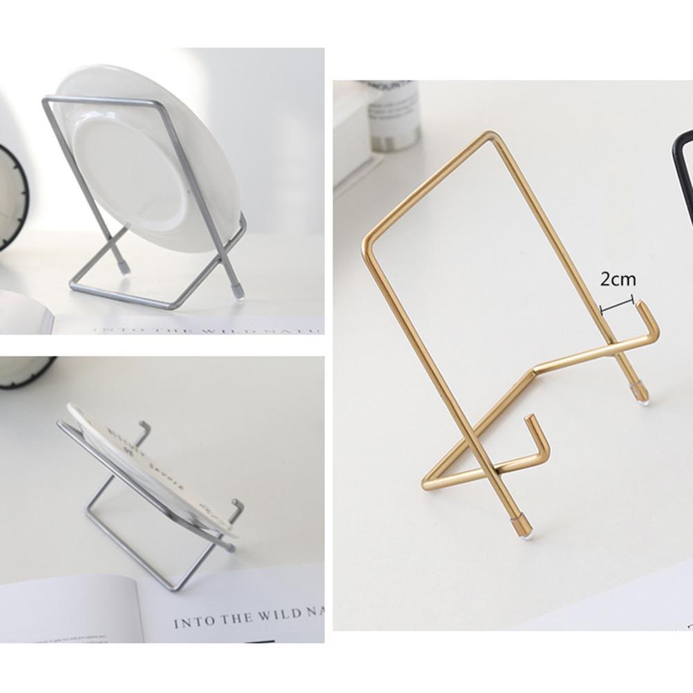 Zware Ijzeren Display Schildersezel Holder Draad Display Stand Kom Plaat Fotolijst Boek Kunstwerk Beugel Metalen Display Rack