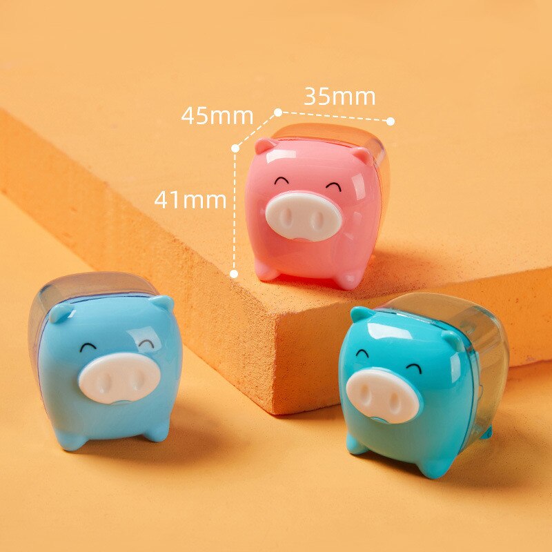 Sacapuntas con dibujos de animales para niños, afilador de lápices bonito, material de papelería para estudiantes, escuela, premio, Oficina: Random one A1