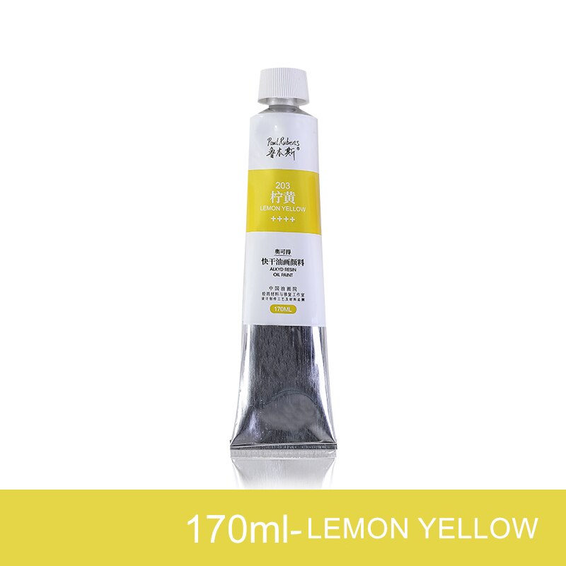 Officiële Paul Rubens Professionele Olieverf Alkyd Serie Snel Droog 170Ml Olie Canvas Pigment Voor Beginner Art Supplies: 203