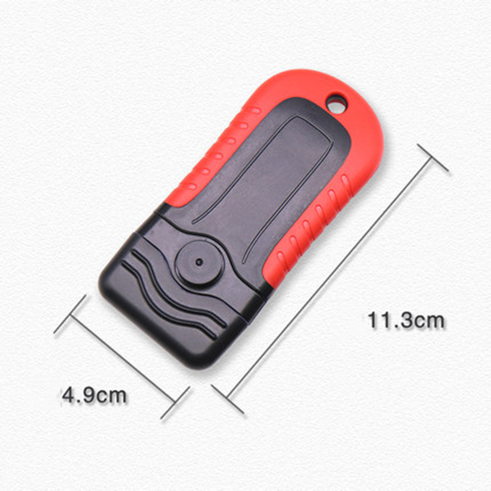 Razor Blade Scraper Plastic Razor Safety Scraper With 5 Blades for Auto Glass Cooktop Windows Red A162