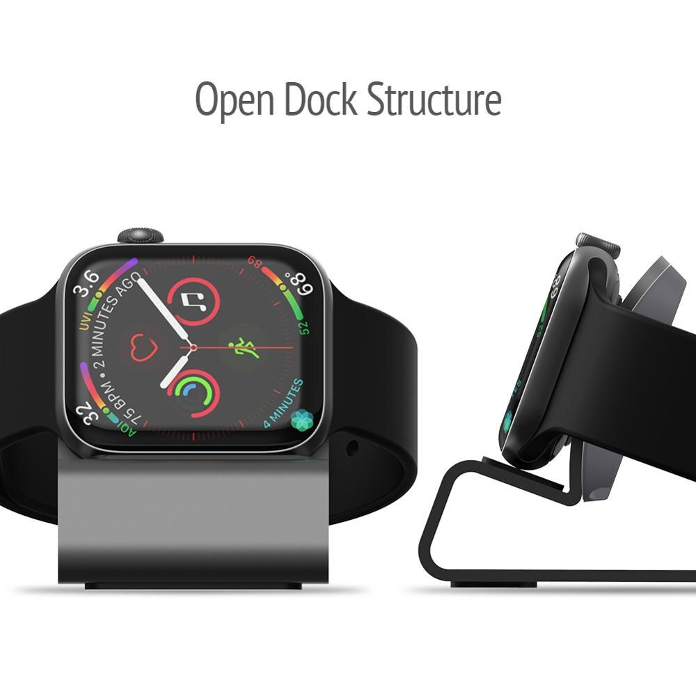 Aluminium Alloy Charging Stand for Apple Watch Series 5/4/3/2/1 38 42 40 44mm Desktop Holder Bracket Charger Dock Station