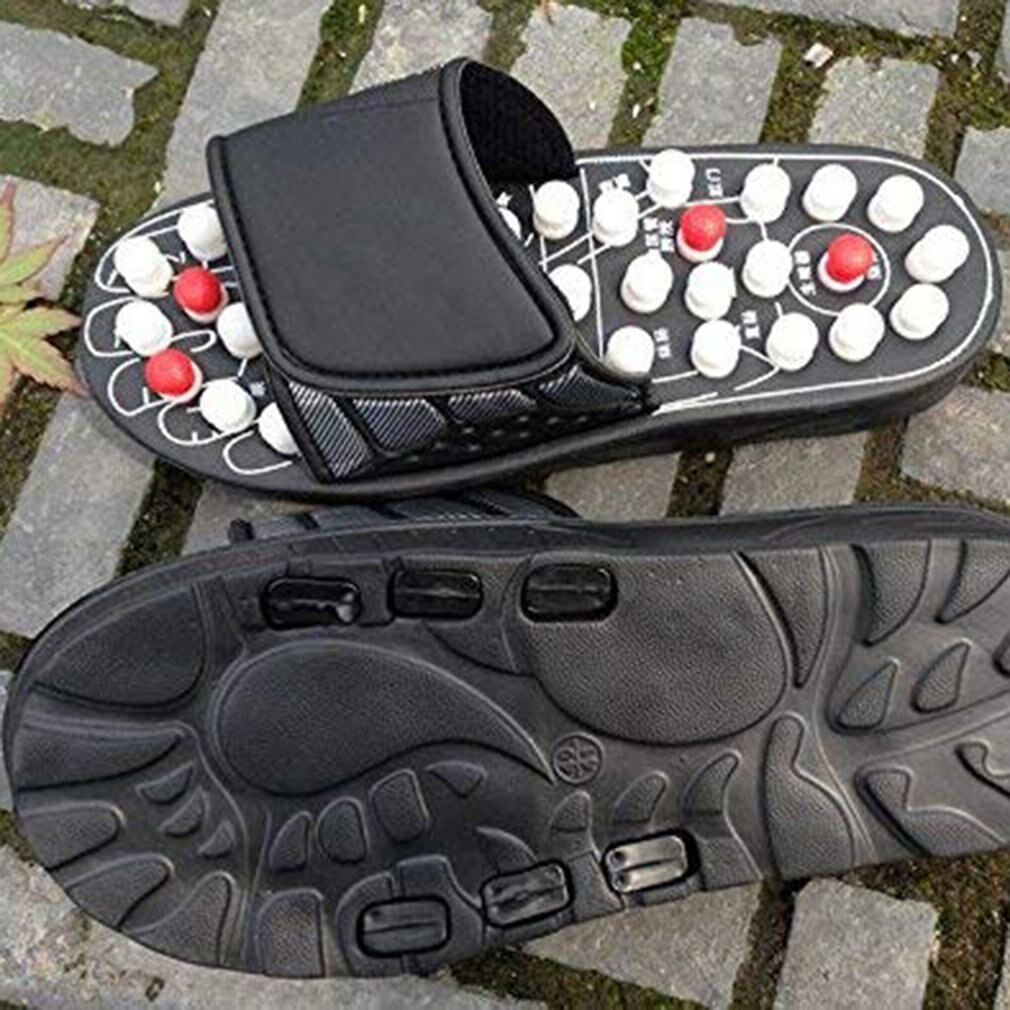 Männer Und Frauen Klatsch Fuß Gesundheit Massage Schuhe Magnetische Massage Hausschuhe Polka Punkt Massage Hausschuhe 42-43