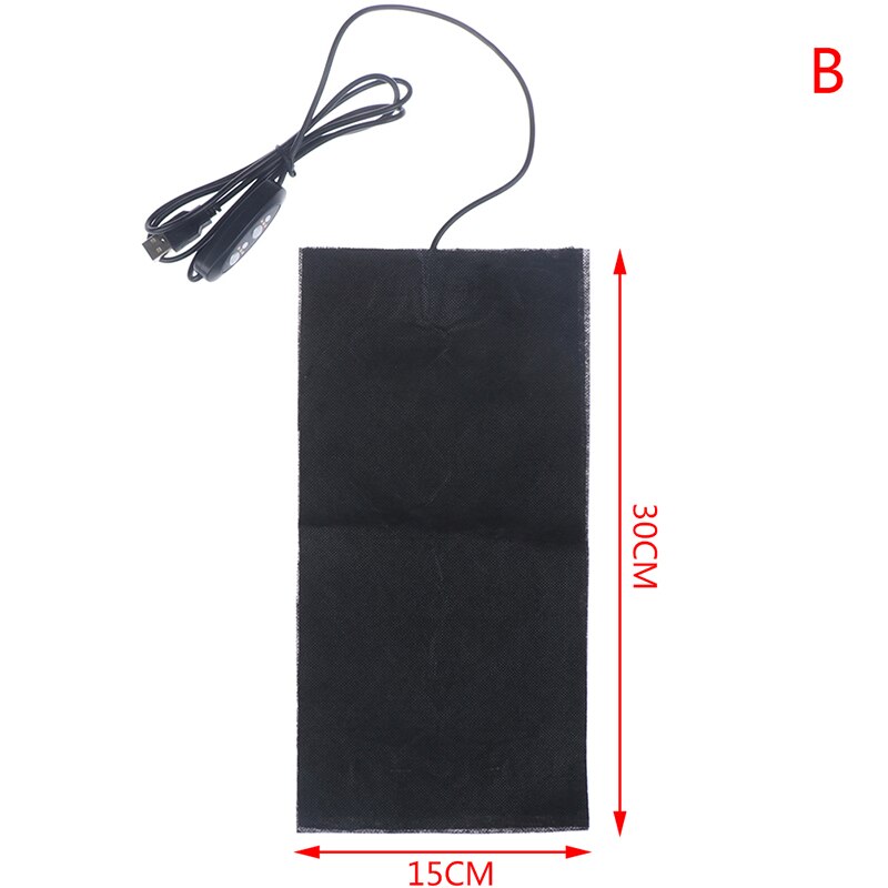 Usb Warme Pasta Pads Snel Verwarming Carbon Fiber Verwarming Pad Veilig Draagbare Verwarming Warmer Pad Voor Doek Vest Jas schoenen Sokken: B
