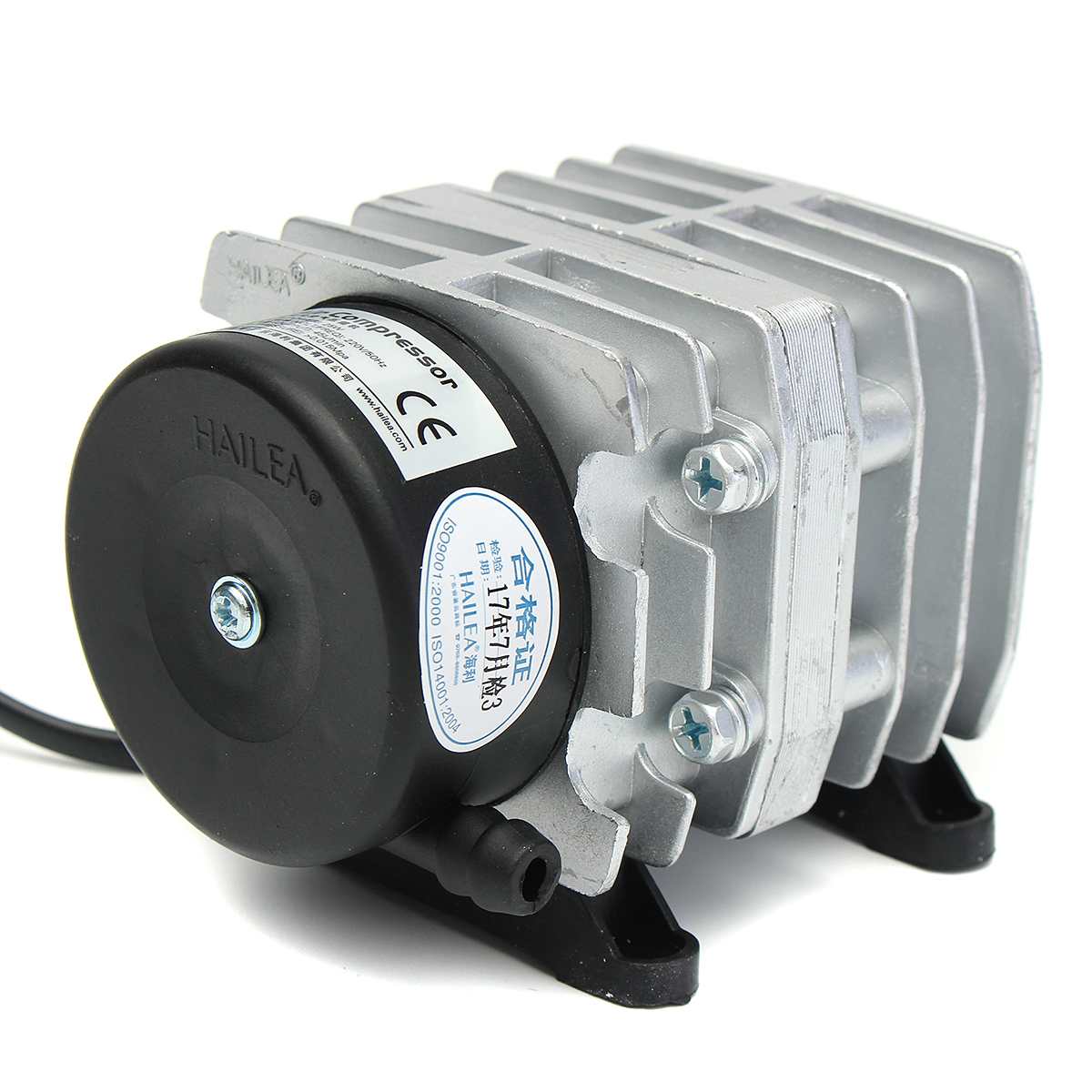 70L/min 35W HAILEA Electromagnetic Air Compressor Fish Tank Oxygen Air Pump Hydroponics 6 Way Air Aerator Pump EU Plug ACO 308