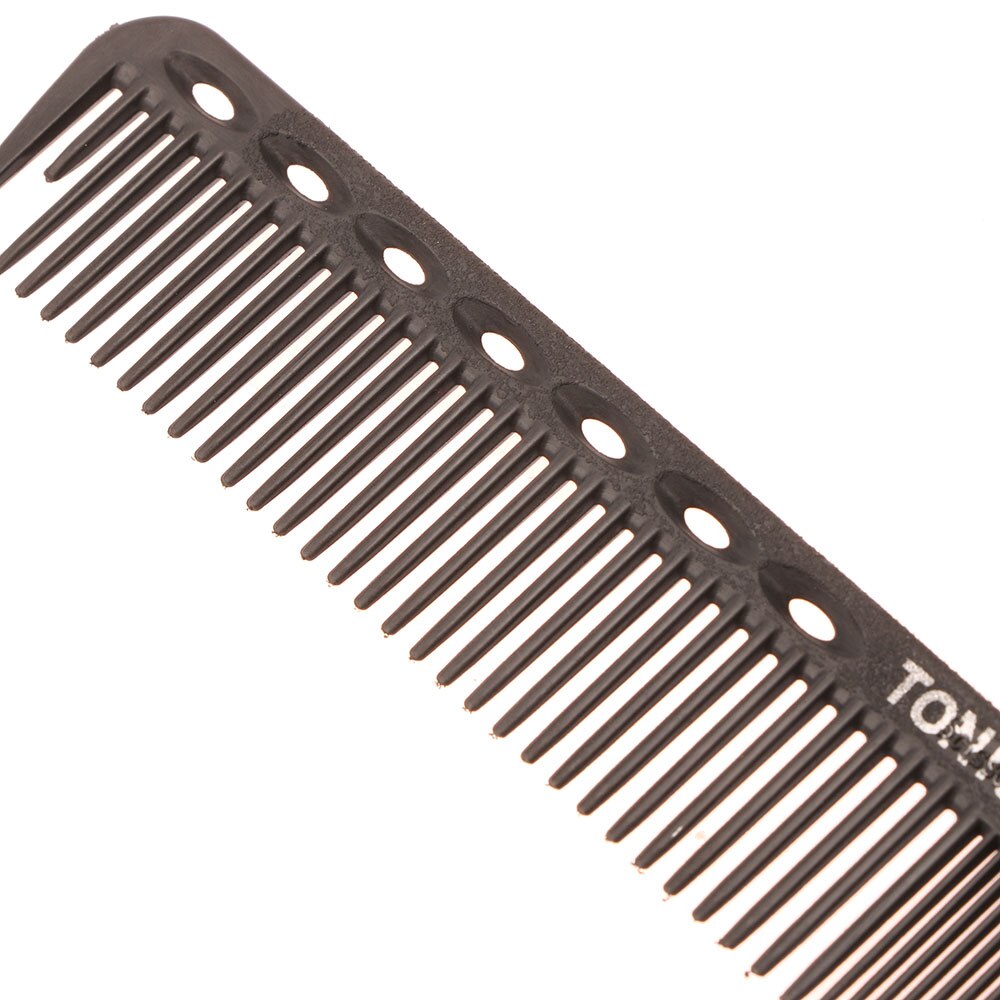 Hair Cricket Comb Heat Resistant Medium Cutting Carbon Comb Salon Antistatic Barber Styling Brush Tool