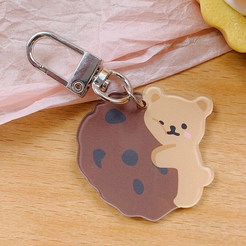 Accesorio para bolsa de oso de conejo, llavero de de Corea Kawaii para chicas, bolsa de para niños, accesorios, triangulación de envíos, Milkjoy Bentoy