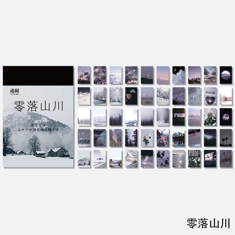 XINAHER 50 unids/set Mini libro rosa de papel Material de basura planificador Scrapbooking decorativo Vintage papel para manualidades DIY: D