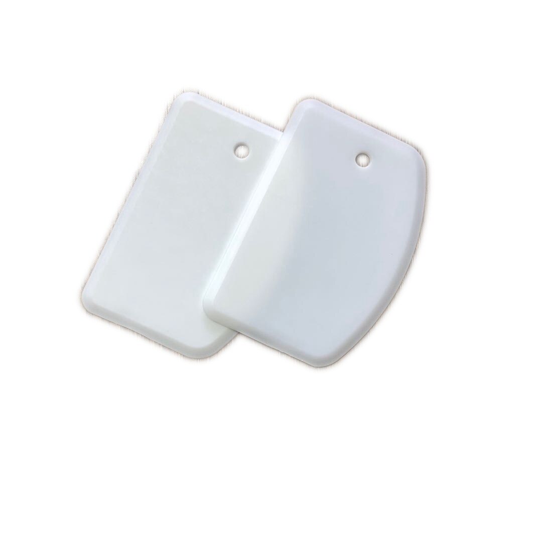 Dough Scraper Food-safe Plastic Bowl Scraper Pizza Dough Pastry Cutter Flexible Plastic Practical Bench Scraper Multi-purpose