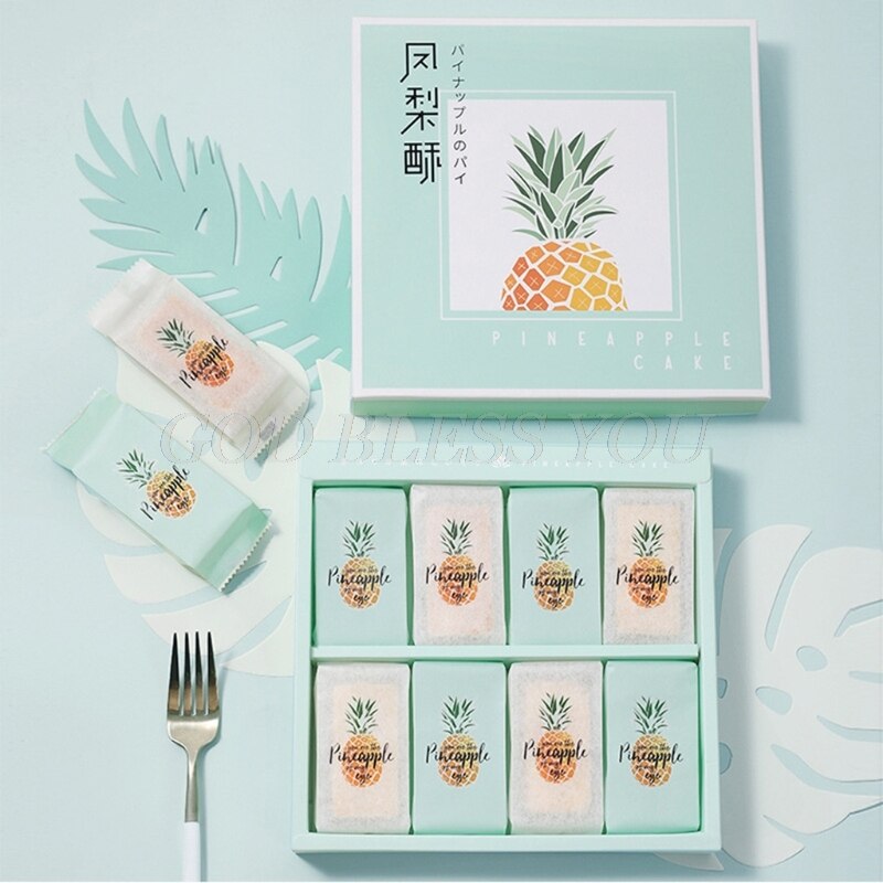 50pcs Pineapple Crisp Packaging Bags Food Baking Machine Sealing Bags Cake Biscuit Candy Packaging Bags