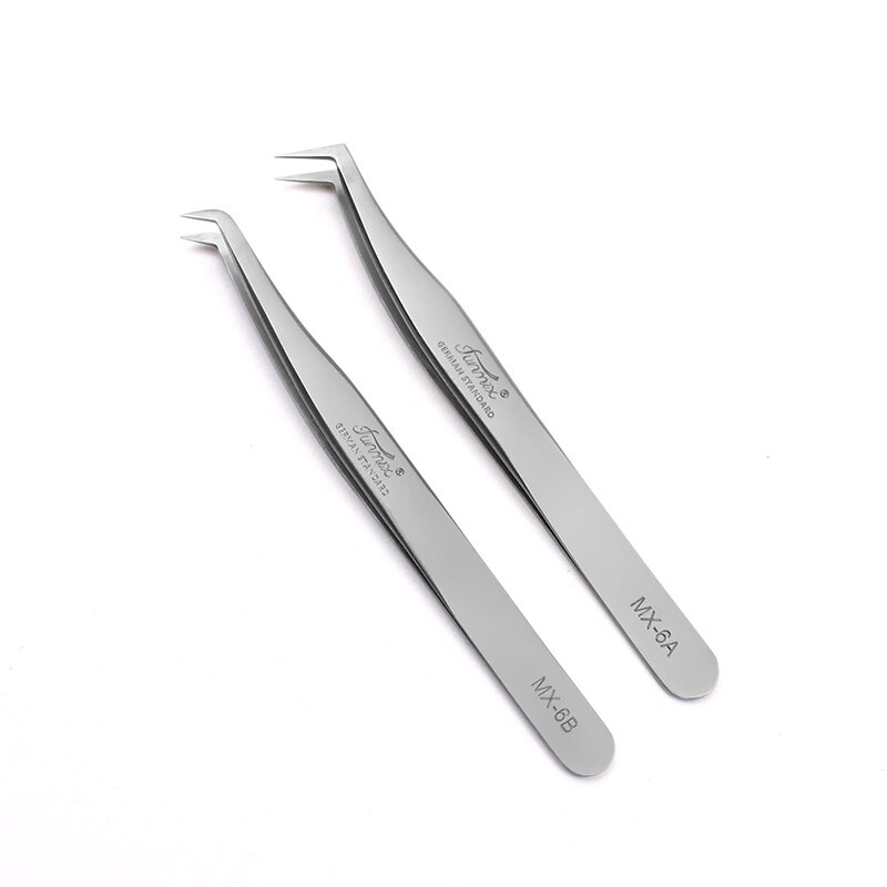 Funmix-Pinzas de maquillaje de , accesorio para extensiones de pestañas, serie MX: MX-6A and MX-6B