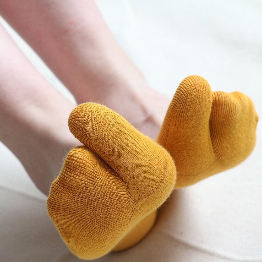 Japanse Kimono Flip Flop Sandaal Split Teen Tabi Ninja Geta Sokken Mannen Vrouwen Split 2 Teen Voet Vinger Onzichtbare Dunne katoenen Sokken