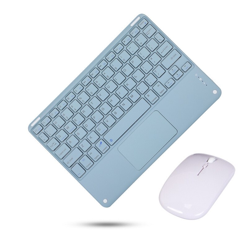 For IPad 7th 8th 9th Generation tablet Keyboard for IPad 10.2 Pro 11 Air 4 10.9 Air 2 Air 9.7 Keyboard Funda: sky gray keyboard M