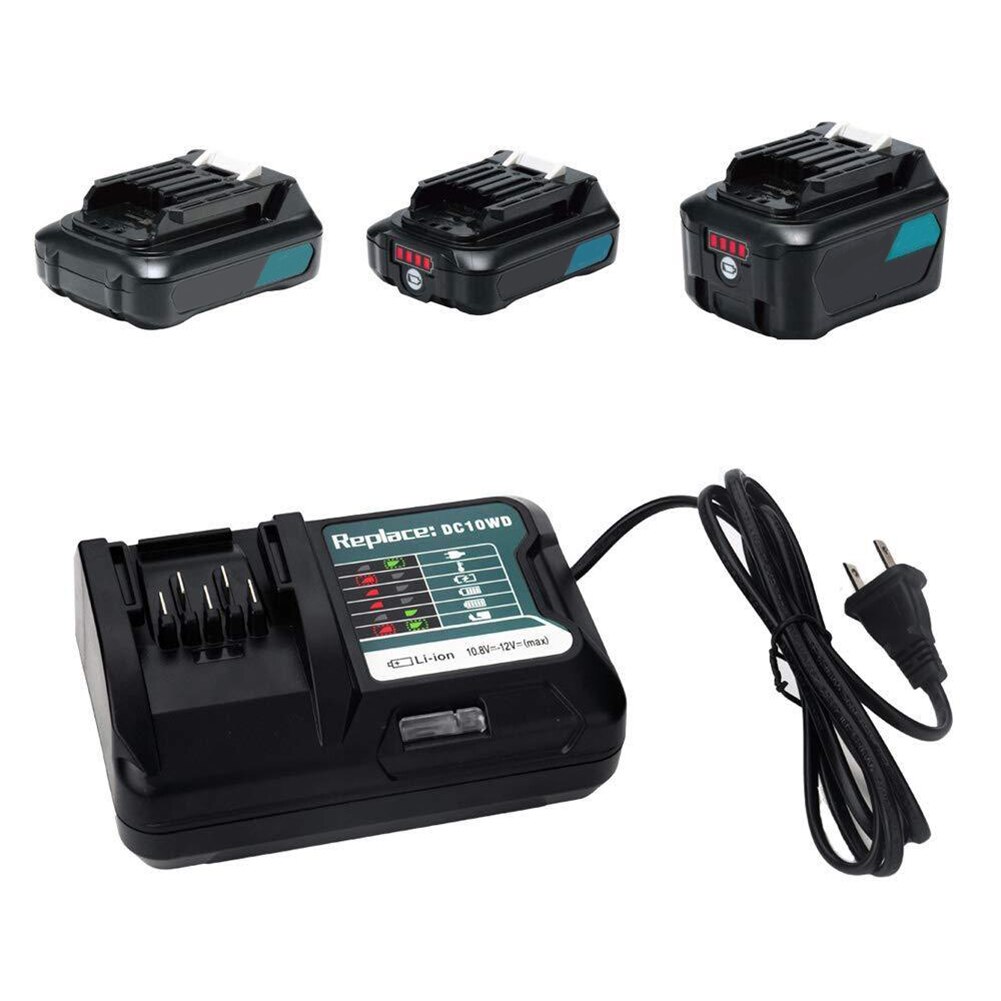 Vervangende lader Makita 12V Li-Ion accu's – geschikt voor BL1015B, BL