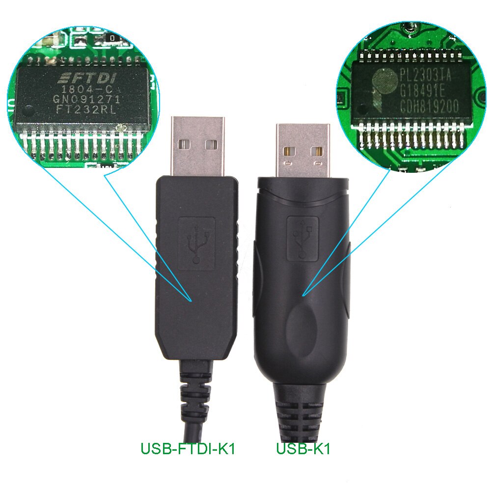 FTDI USB data cable USB-FTDI-K1 Programming cable for BAOFENG UV-5R UV 5R TYT Walkie Talkie Support Win 7/8/10 FTDI Chip USB