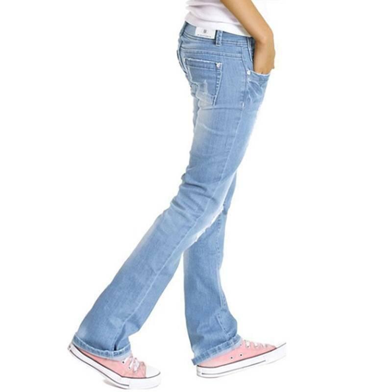 Frauen Jeans Distressed Jeans Damen Zerrissene Denim Hosen Plus Größe Dünne Jeans Hose Casual Hosen Frauen Kleidung