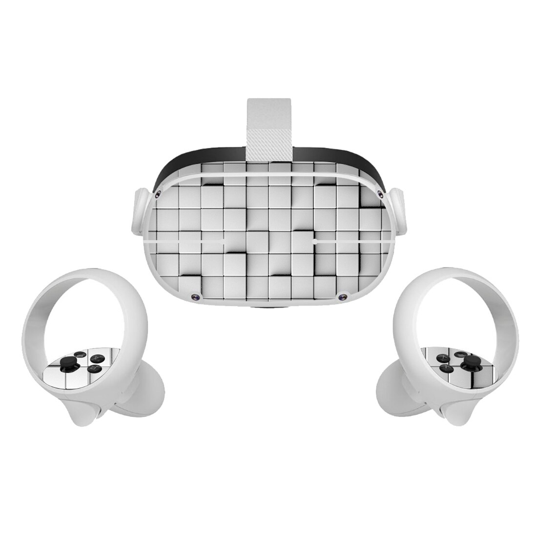 1set Cartoon Skin Decals for Oculus Quest 2 VR Glasses stickers PVC vr Headset Sticker For Oculus- Quest2 controller Accessories