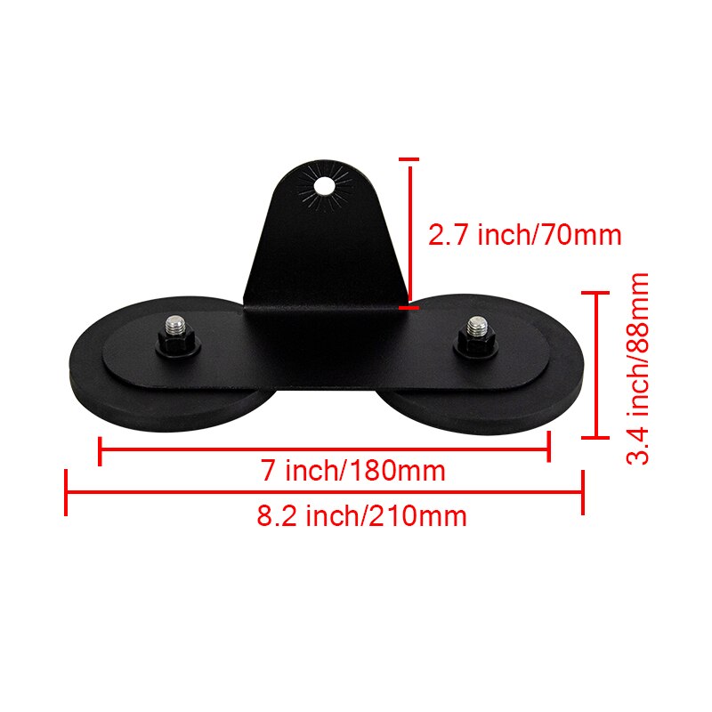 Willpower 88mm Powerful Magnetic Base Mounting Bracket Sucker Magnet Lamp Holder Roof LED Light Car Offroad SUV ATV UTB Pickup