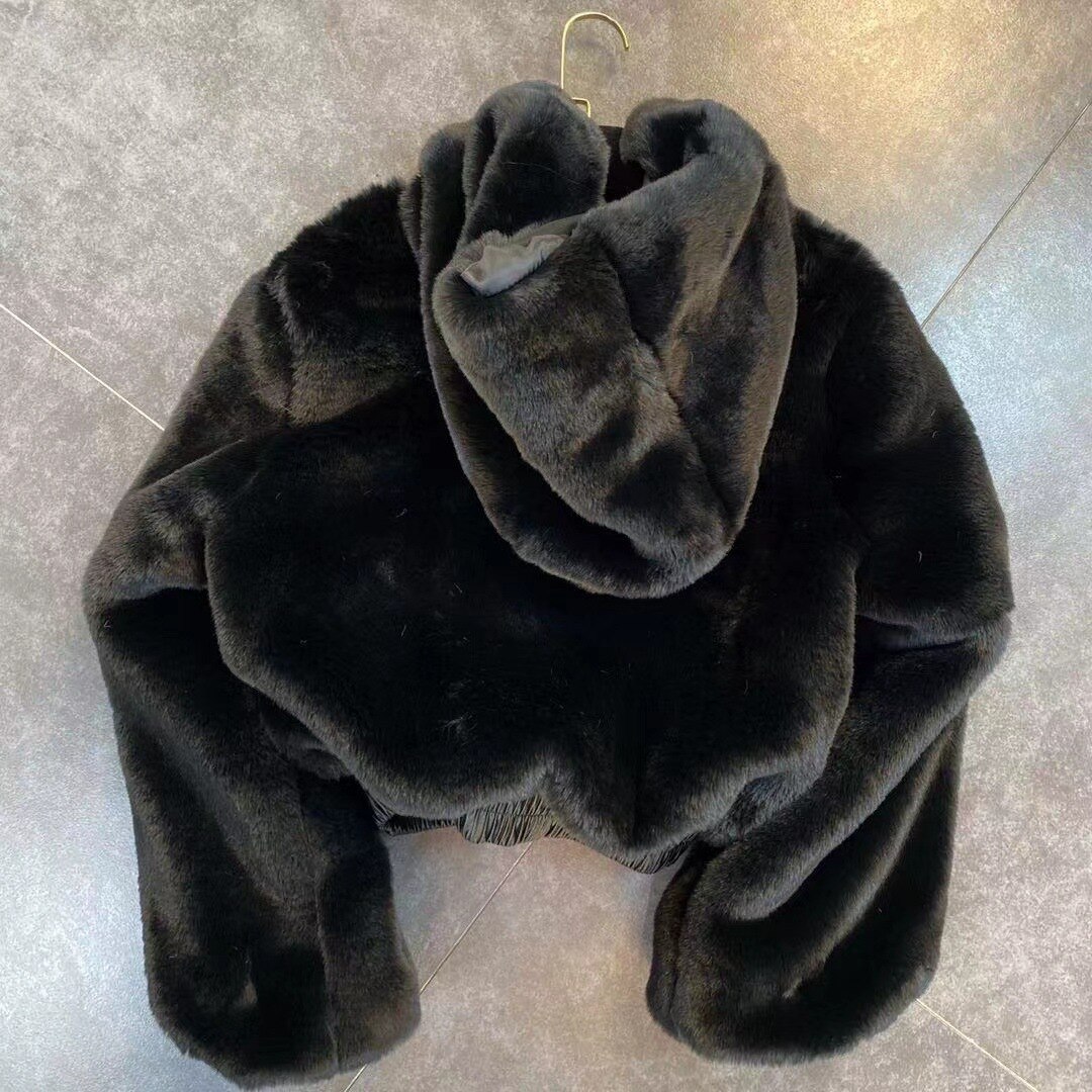 Moda dziewczyny kurtki ze sztucznego futra dla dzieci zima fajne płaszcz z suwakiem 2022 nowy 8 10 12 14 lat odzieży wierzchniej