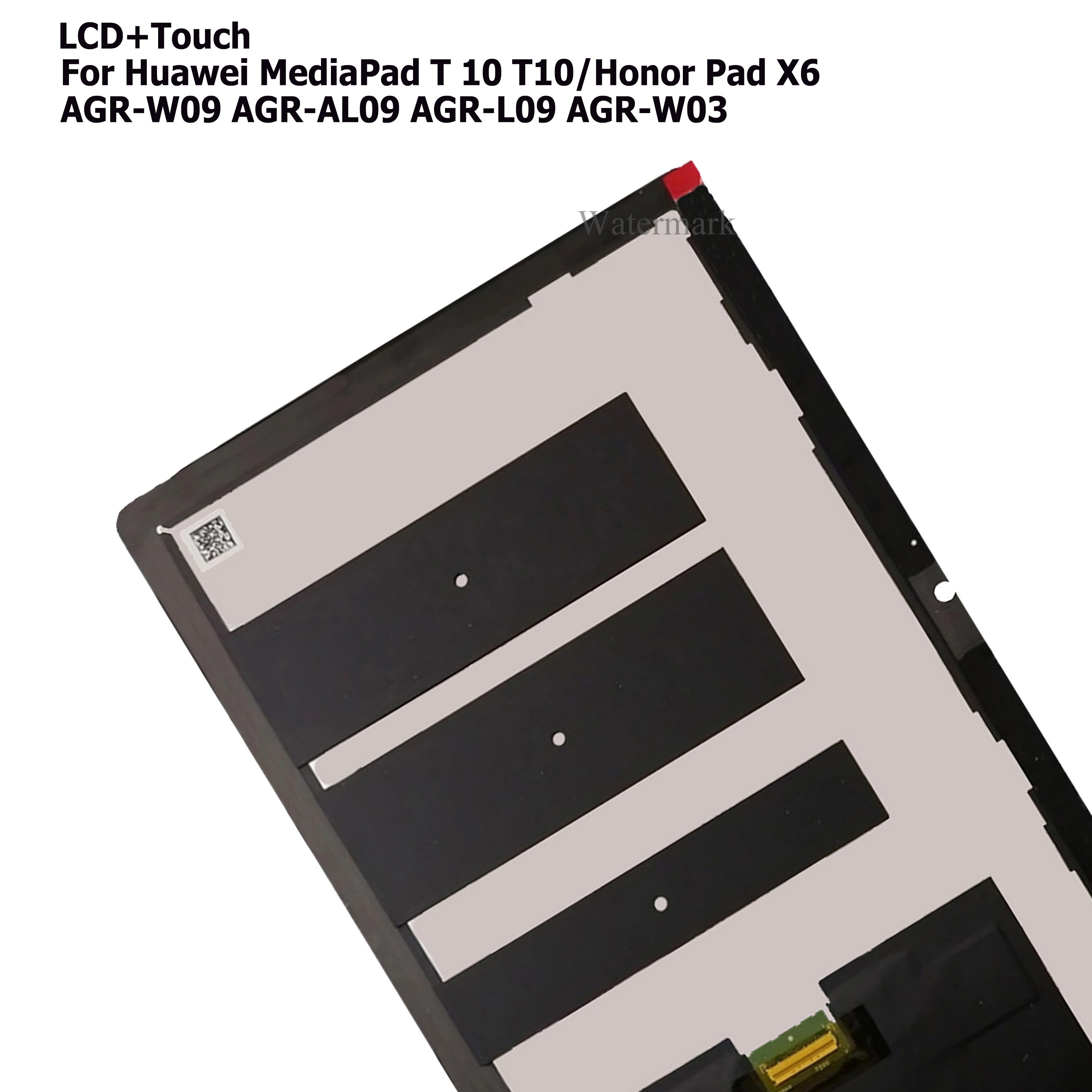 9.7 &quot;LCD dla Huawei MatePad T10 T 10 AGR-L09 AGR-W09 AGR-W03 wyświetlacz dotykowy Digitizer zgromadzenie wymienić na Honor Pad X6