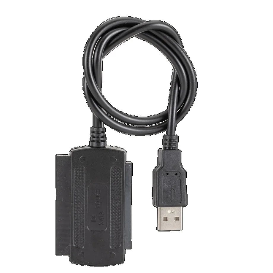 PzzPss 3 en 1 USB 2,0 IDE SATA 5,25 S-ATA 2,5 3,5 pulgadas disco duro HDD Cable adaptador para PC portátil convertidor