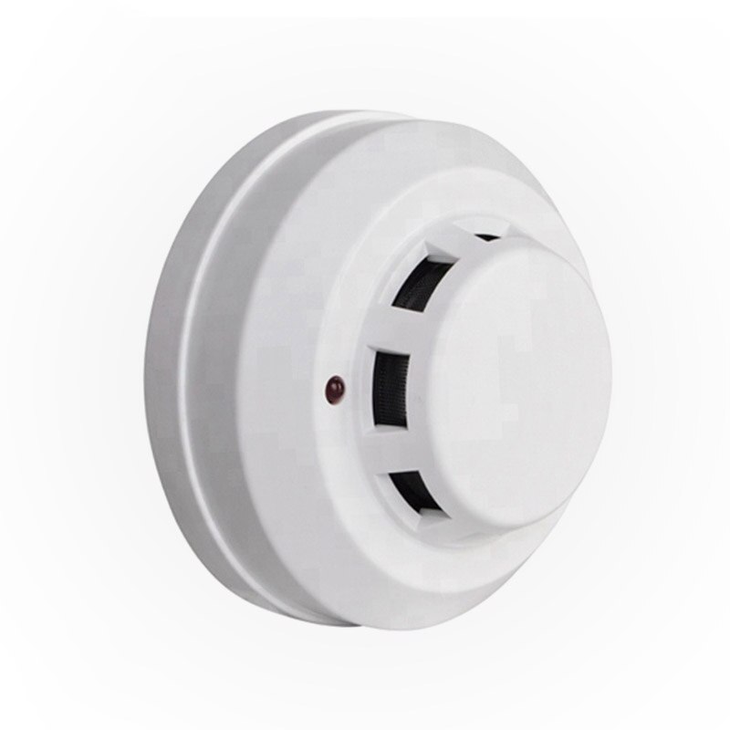 4 Wire Smoke Detector High Sensitive Fire Smoke Alarm Photoelectric Home Office Security Alert Detector
