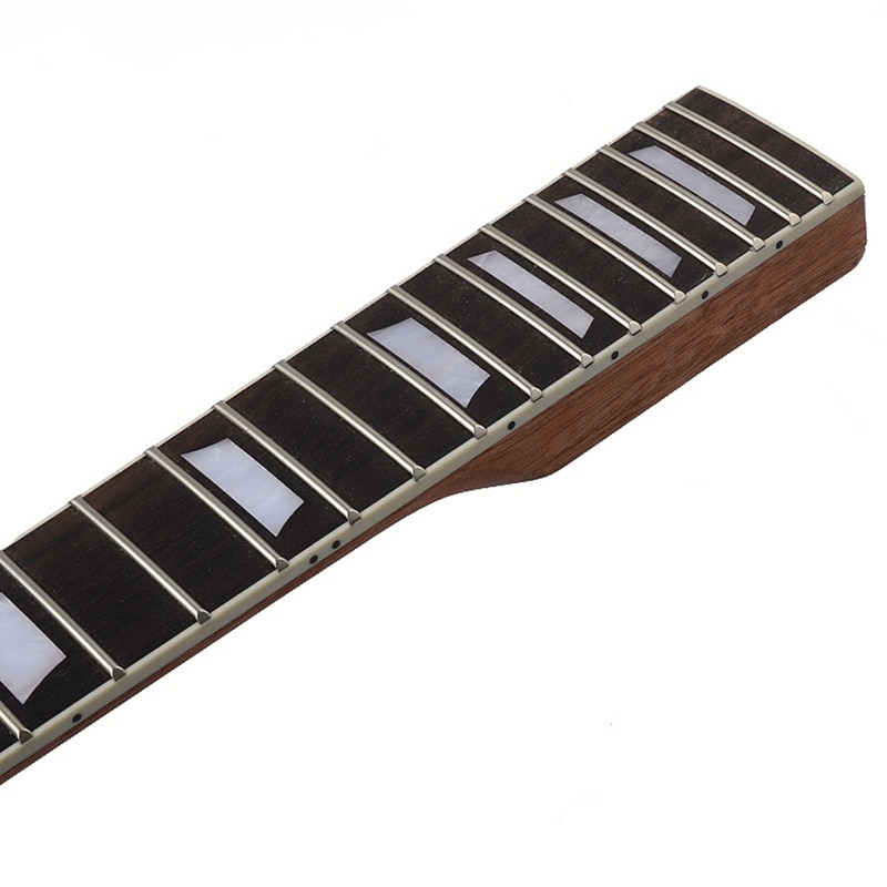 22 Fret Lp Gitaar Hals Mahonie Palissander Toets Sector En Binding Inlay Voor Lp Elektrische Gitaar Hals Vervanging