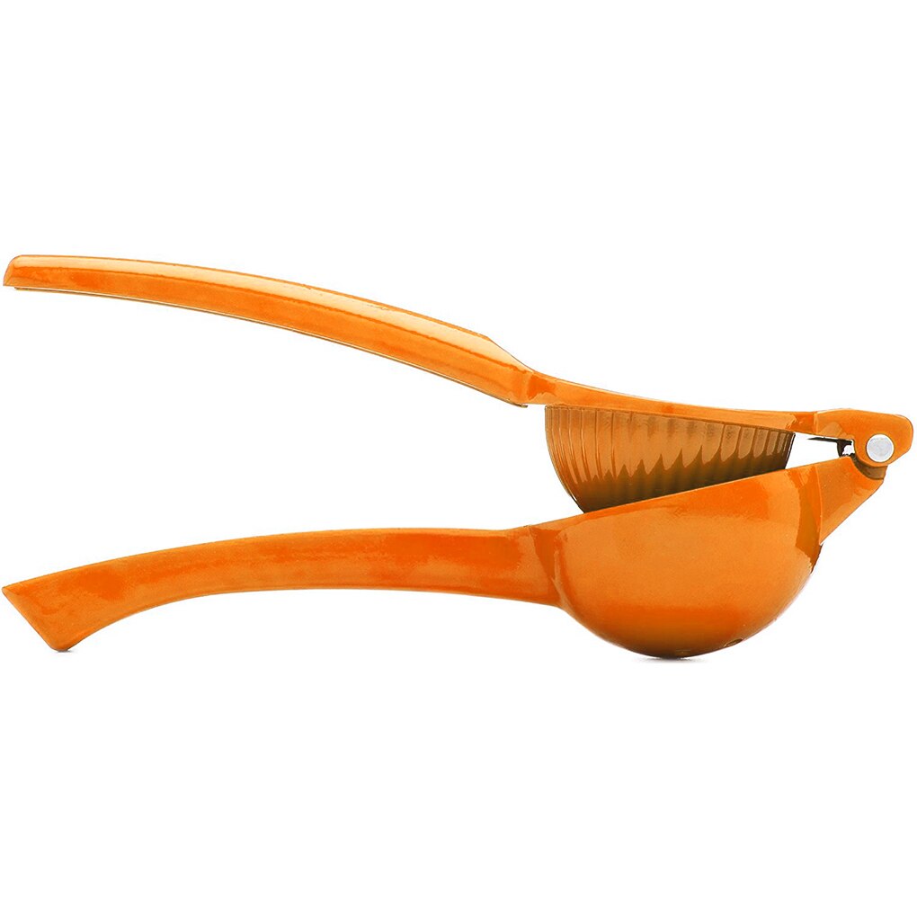 Zitrone Presse Entsafter Aluminium Legierung Orange Obst Hand Drücken Manuelle Presse Entsafter 22x 7,5 cm: Orange