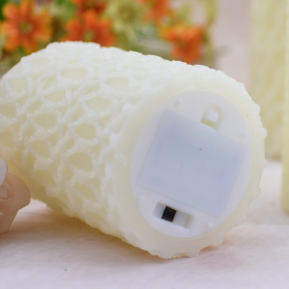 led candle made by paraffin wax powered by AA battery, Christmas candle light decoration, year home decor.