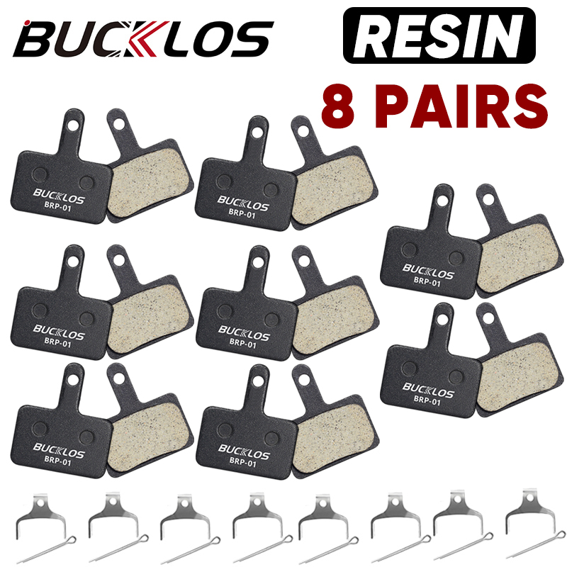 BUCKLOS pastilla de freno de disco de resina para SHIMANO B01S pastillas de freno hidráulicas resistentes al desgaste pastillas de freno MTB para piezas de ciclismo B03S B05S: Morado