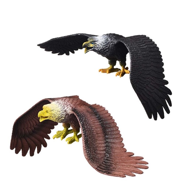 Simulatie Effen Statische Vogels Model Ornamenten Realistische Eagle Kinderen Educatief Props Scene Decoratie Kinderen Speelgoed