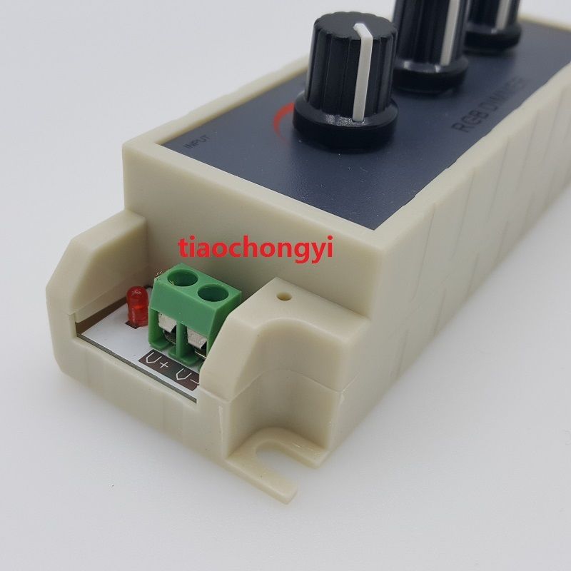 DC12-24V 3A rgb controller 3 channel RGB led dimmer controller for strip light