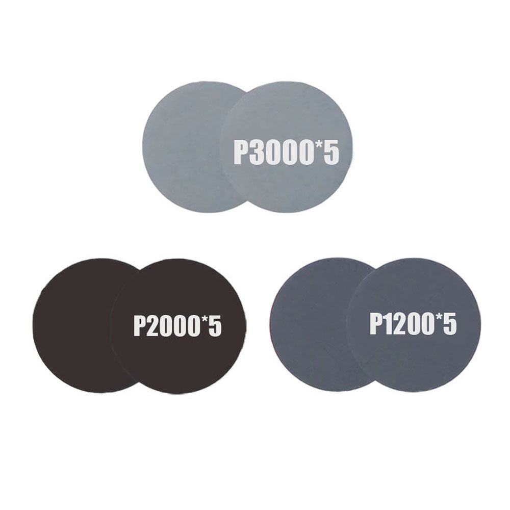 Water Schuurpapier 3 Inch 75 Mm Schuurschijf 800 1000 2000 3000 Grit Droog Polijsten Schuurpapier Schuurmiddelen Voor auto Detaillering: Goud