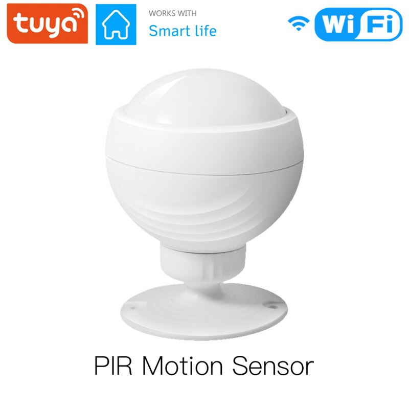 WiFi Smart Motion Sensor PIR Motion Sensor Smart Home Automation Tuya/Smart Life APP For Alexa Google Work via Alexa Google Home