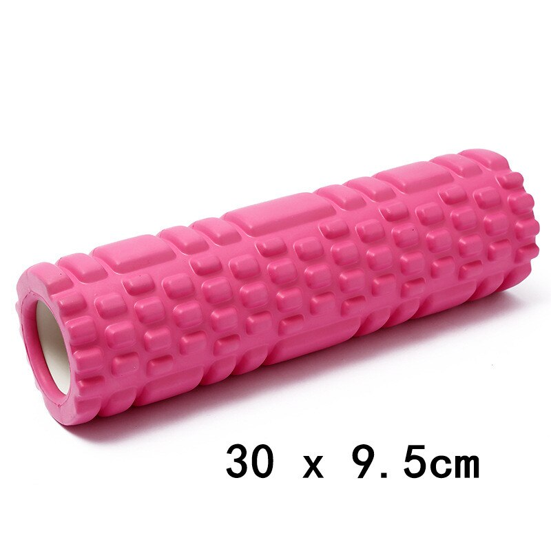 Columna de Yoga hueca de 9,5x30, equipo de Fitness, rodillo de espuma para Pilates, ejercicios de gimnasio, masaje muscular de EVA, rodillo de Relax, ladrillo de Yoga: Dorado