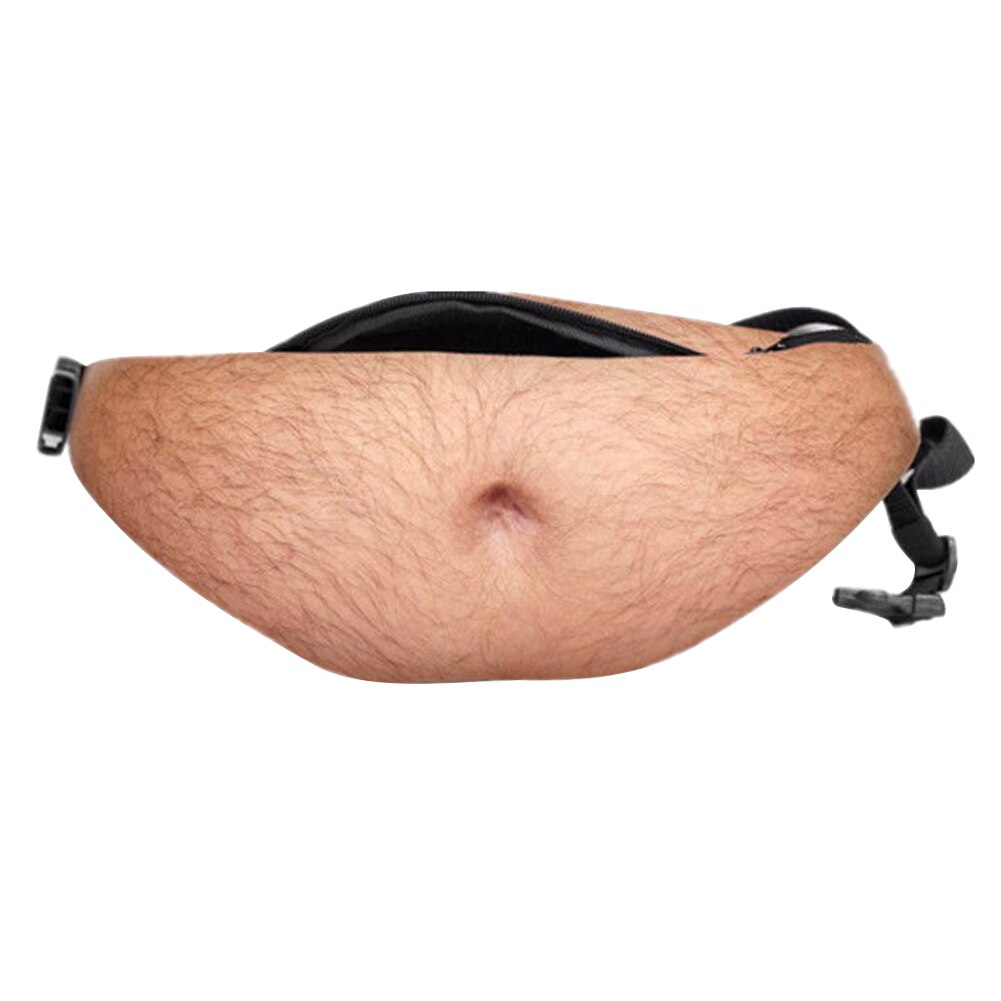Divertido Dadbag para hombres, barriga grande para cervezas, riñoneras, bolsos para padres, deportes, informales, bolsillos para teléfono, riñonera creativa, riñonera, barriga grande para cervezas, riñonera: Beer belly