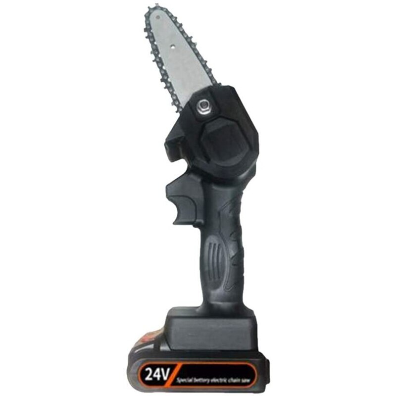 Mini Chainsaw 24V Cordless Electric Portable Chainsaw Brushless Motor Pruning Shears Chainsaw for Wood Cutting