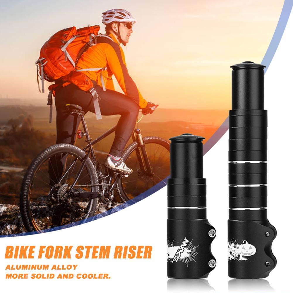 Przedłużka robić kierownicy rowerowej widelec robić podnoszenia w górę przedłużenie głowy robić góry czarny widelec wypełniacz MTB Góra Jazda rowerem rower część