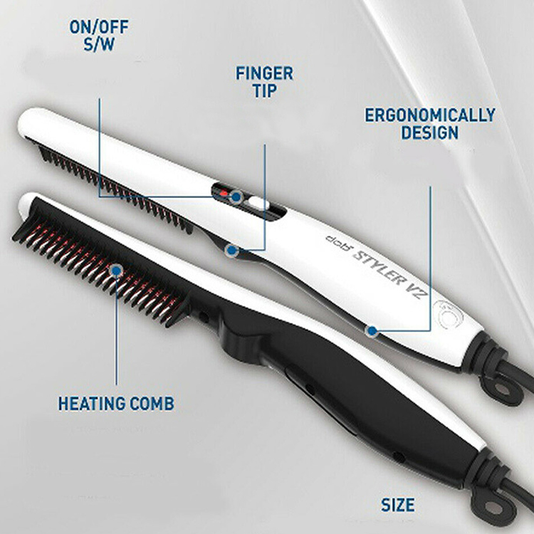 cepillo pelo elÉctrico peine barba secador y alisador innovagoods cepillos para el pelo multifuncional alisador de barba alisador de pelo rizador de pelo rápido peines para el cabello peine hombre