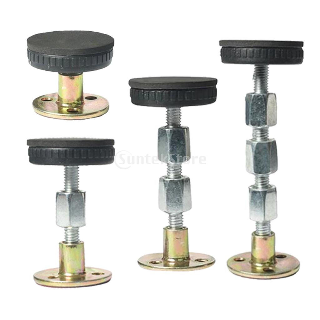 Adjustable Threaded Bed Frame Thread for Bed, Anti-Shake Headboard Stoppers, Bedside Headboards Prevent Loosening, 4 Heights