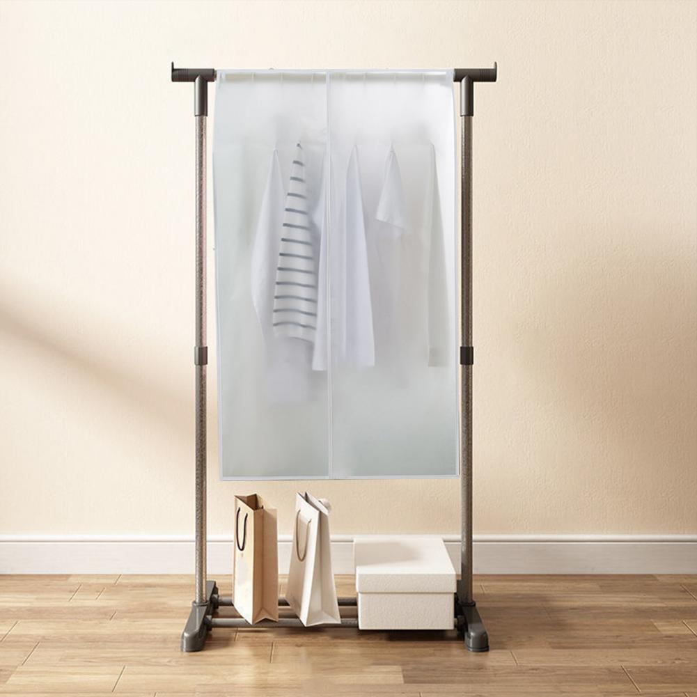 PEVA	Hanging Closet Cover Closet Cover Dust-proof Transparent Closet Cover PEVA Lace Up Clothes Protector for Bathroom