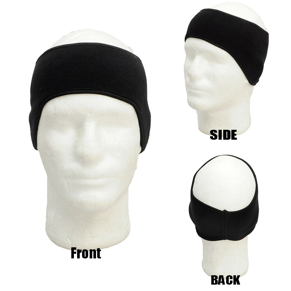 Diadema para ciclismo al aire libre, orejeras de lana cálidas de invierno, protección contra el viento para los oídos, tapa con gancho y lazo para la cabeza para hombres y mujeres