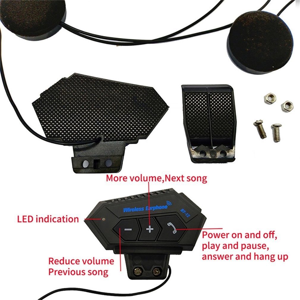 BT-S2 Motorcycle Bluetooth Intercom, Snowmobile He... - Vicedeal - View #6