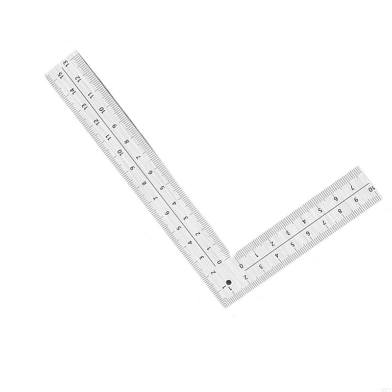 R6FF L Square Ruler Metal Square for Woodworking Measuring Furniture Making
