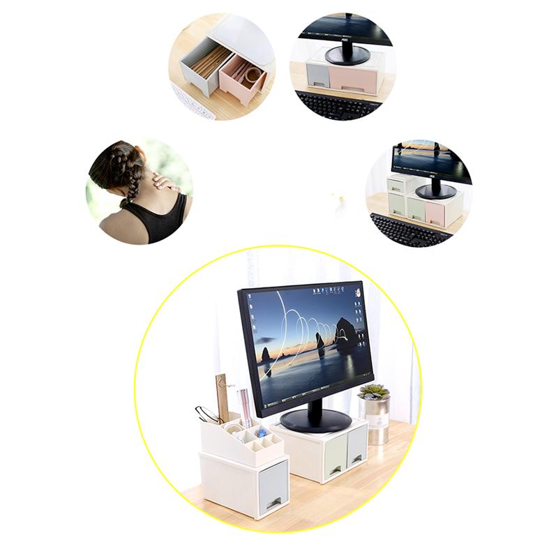 Computer Display Plint Multifunctionele Desktop Monitor Stand Computer Scherm Riser Laptop Tv Standhouder Desktop Storage Case